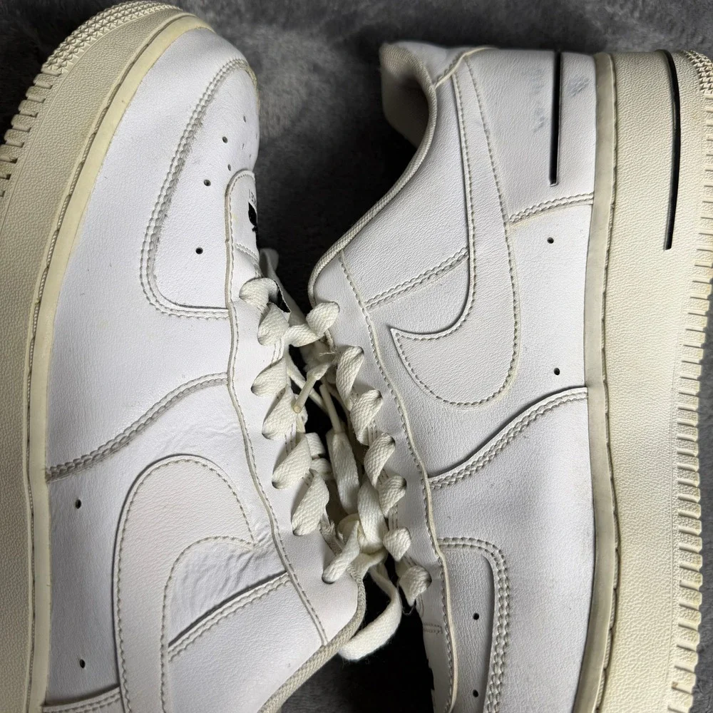 Nike Air Force 1 Mens SZ 10 Low 07 LV8 Utility White Black CJ1379-100